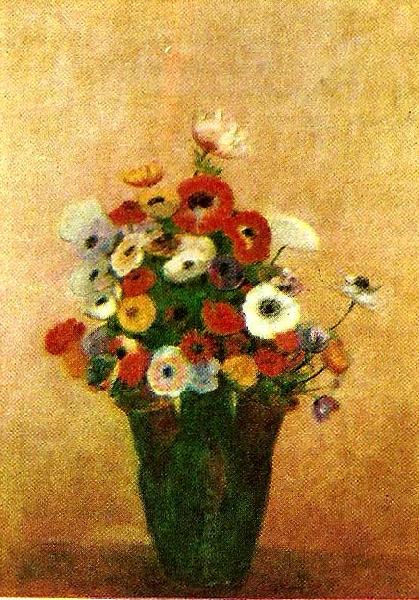 Odilon Redon anemoner oil painting picture